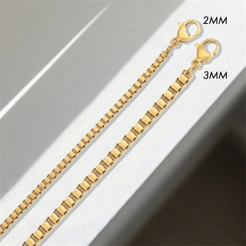 Horizon Box Chain Bracelet Stainless Steel