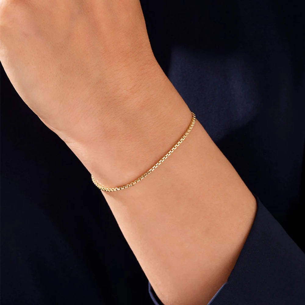 Horizon Box Chain Bracelet Stainless Steel