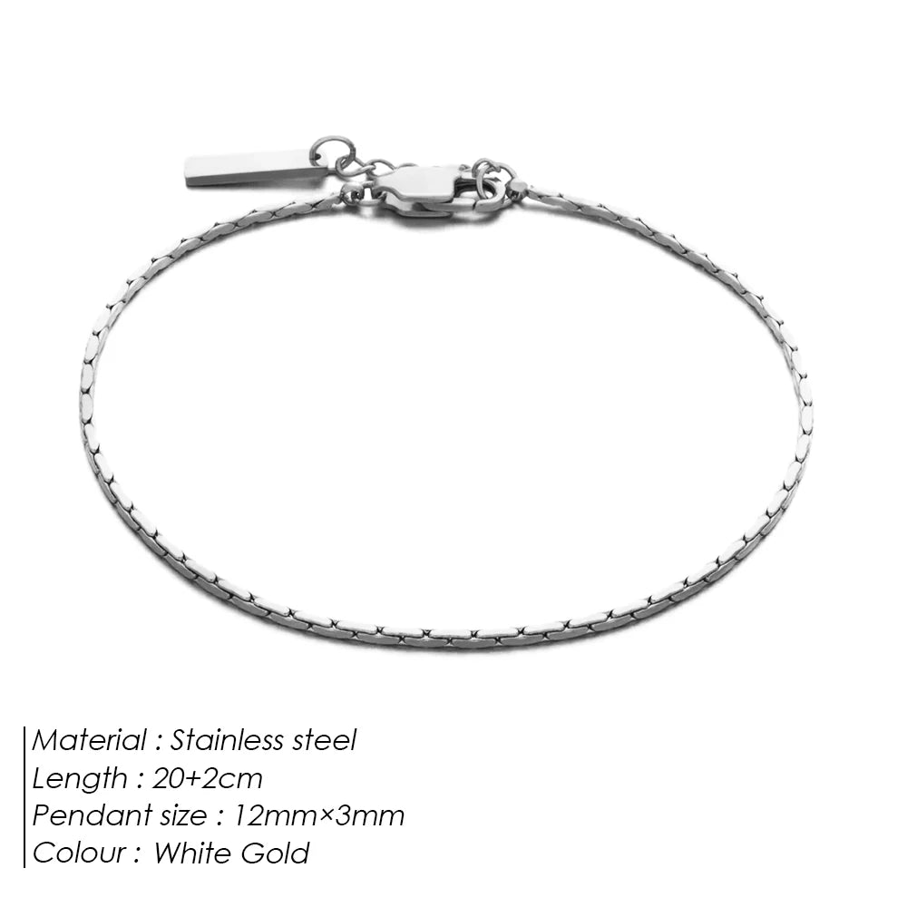 Voyager Geometric Link Bracelet Stainless Steel