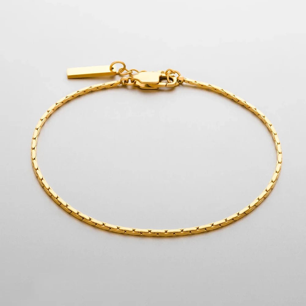Voyager Geometric Link Bracelet Stainless Steel