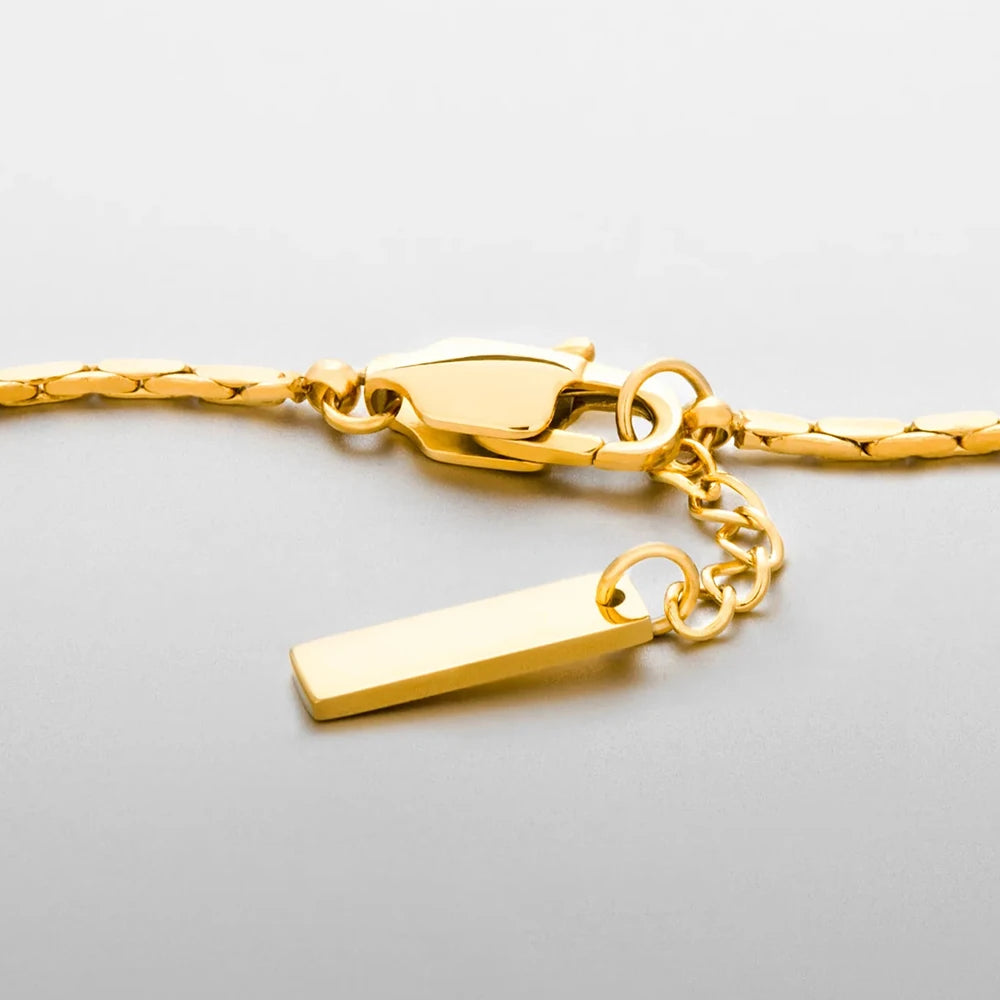 Voyager Geometric Link Bracelet Stainless Steel