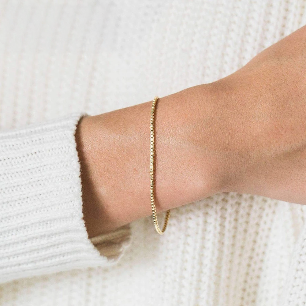 Horizon Box Chain Bracelet Stainless Steel