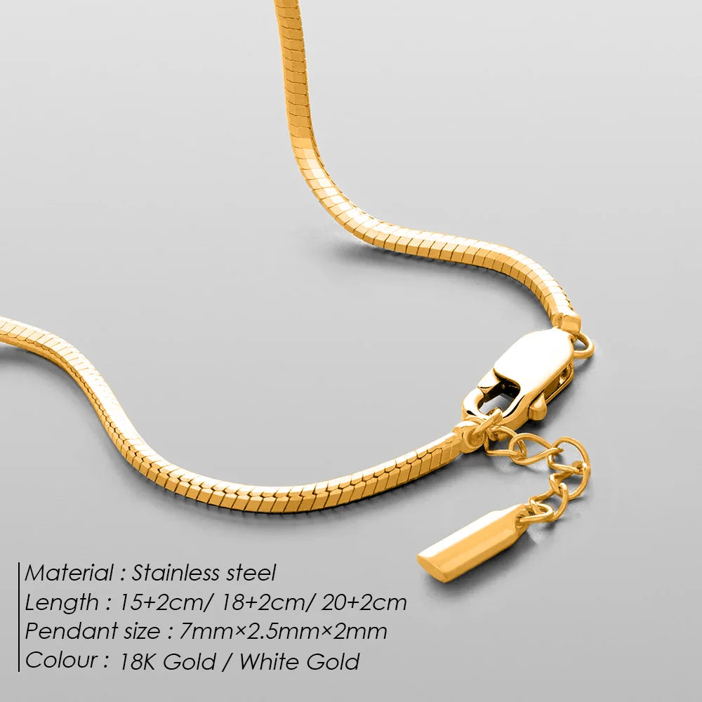 Atlas Octagonal Chain Bracelet Stainless Steel