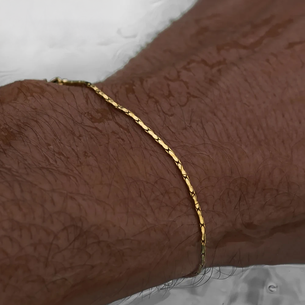 Voyager Geometric Link Bracelet Stainless Steel