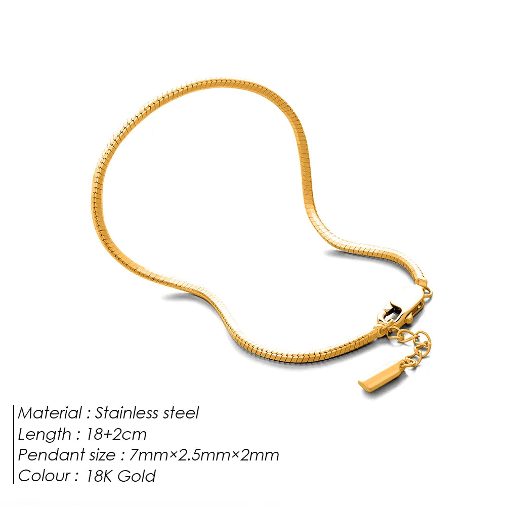 Atlas Octagonal Chain Bracelet Stainless Steel
