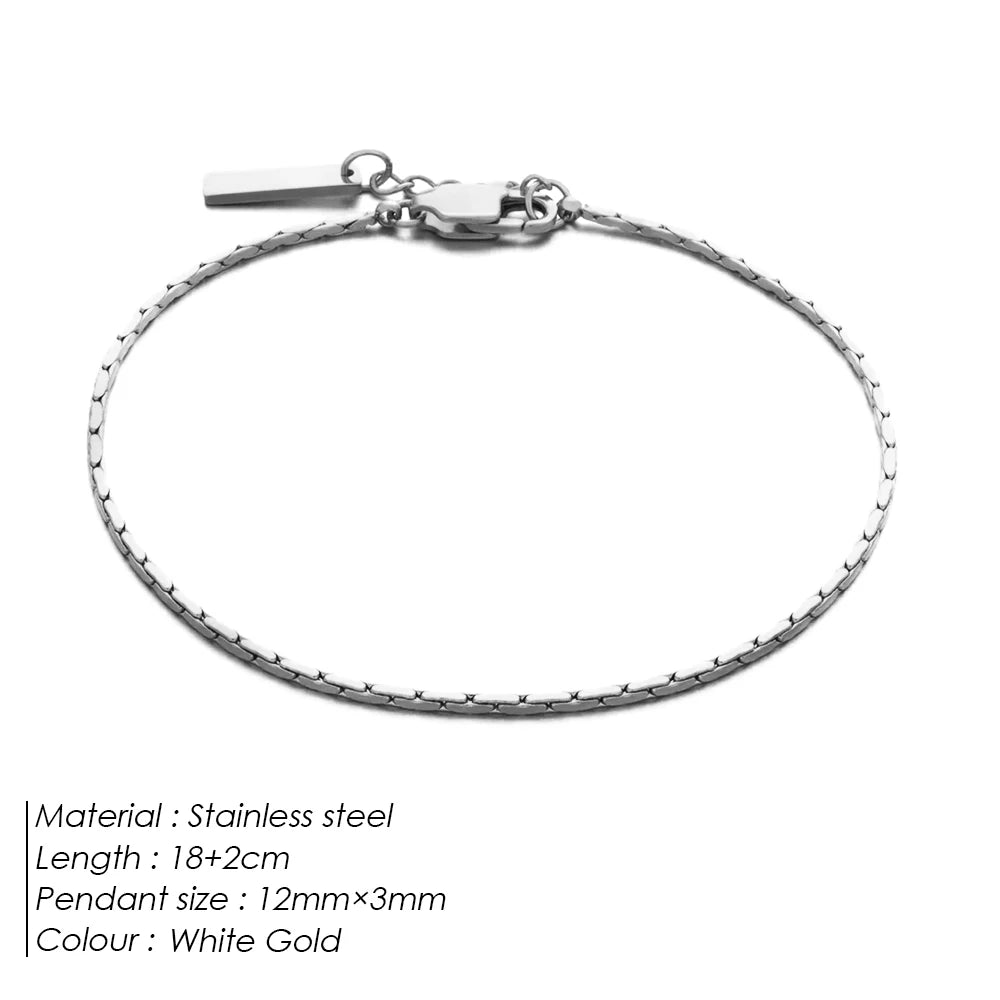 Voyager Geometric Link Bracelet Stainless Steel
