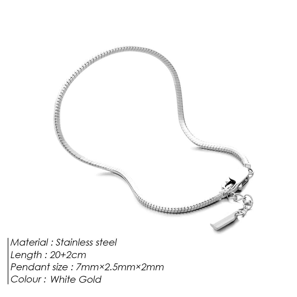 Atlas Octagonal Chain Bracelet Stainless Steel